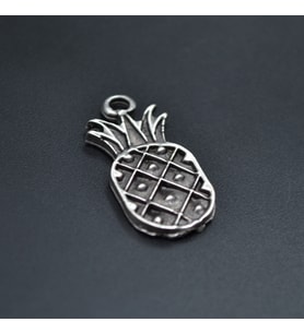Ananas Kolye Ucu - Antik Gümüş Kaplama - Kod:256