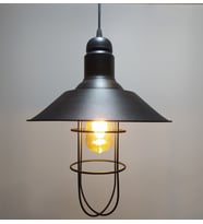 MYLİGHTS RETRO EUSTİK KAFES TEKLİ SARKIT AVİZE (Siyah)