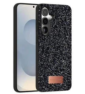 Onegif Samsung Galaxy S25 Plus Bright Simli Kapak - Siyah