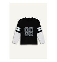 Defacto 98 Siyah Erkek Çocuk Sweatshirt G2482A8/BK81