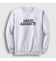 Presmono Unisex Beyaz Amon Amarth Sweatshirt 8671tt (Beyaz)