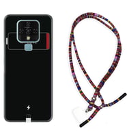Tecno Camon 16 18P Pova Kılıf Boyun Asklı Rasta Silikon My Love 1402