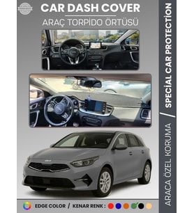 KIA CEED CD KASA (2018-2024) Torpido Örtüsü Panel Koruma Torpido Koruma Tam Uyum Çatlamayı Önler