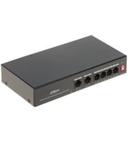 DAHUA 6port 36w 4port PoE PFS3006-4ET-36 10/100 2X-UPLINK Yönetilemez Switch