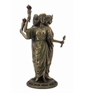 VERONESE BİBLOLAR › Wise Mitoloji & Tarih-HECATE BÜYÜ TANRIÇASI-18*14*30 CM-jWU76641A4
