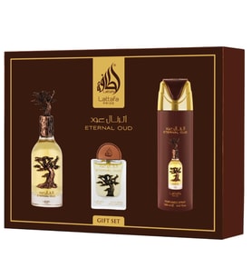 Lattafa Pride Eternal Oud EDP 100 ml + EDP 20 ml + Deodorant 200 ml Unisex Parfüm Seti