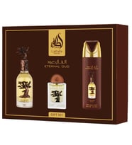 Lattafa Pride Eternal Oud EDP 100 ml + EDP 20 ml + Deodorant 200 ml Unisex Parfüm Seti