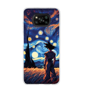Poco X3 PRO / X3 NFC Uyumlu Dragon Ball Tasarımlı Şeffaf Telefon Kılıfı