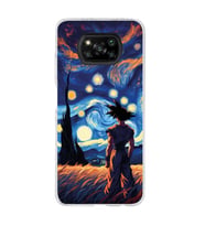 Poco X3 PRO / X3 NFC Uyumlu Dragon Ball Tasarımlı Şeffaf Telefon Kılıfı