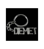 Demet İsimli Anahtarlık