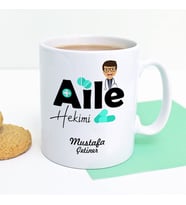 İsme Özel Erkek Aile Hekimi Kupası