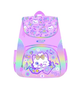 DREAM VEST PIŞIK KEDİ BÜYÜK OKUL ÇANTASI ÇOK RENKLİ (K)
