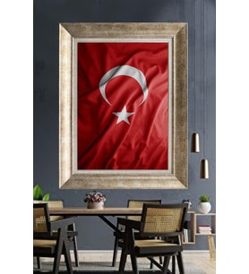 GÜMÜŞ ÇERÇEVELİ PASPARTULU TABLO A110