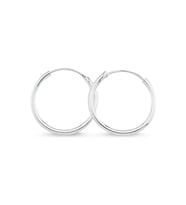 Mini Halka Model 15 MM Gümüş Küpe