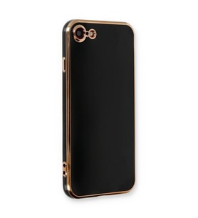 Apple İphone 7 Kılıf Volet Silikon - Siyah