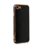 Apple İphone 7 Kılıf Volet Silikon - Siyah