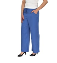 Kadın Lastikli Bol Pantolon BGL-ST04646 (İndigo)