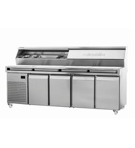 Öztiryakiler 4 Kapılı Pizza Hazırlık Dolabı, 240x80 Cm