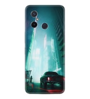 Xiaomi Redmi 12C Kılıf Silikon Desen Özel Seri Night Cars 1619
