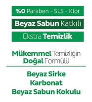 Premium Yüzey Temizlik Havlusu 100 Adet Beyaz Sabun