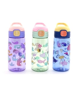 Renkli Pipetli Suluk 600 Ml Bpa İçermez Alk2968