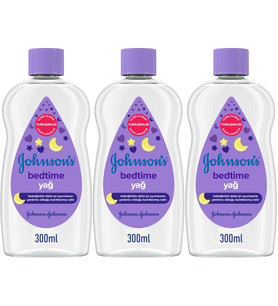 Johnsons Baby Bebek Yağı 300ML Bedtime (Uyku Rutini) (3 Lü Set)
