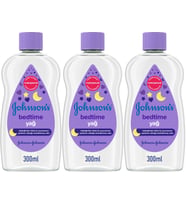Johnsons Baby Bebek Yağı 300ML Bedtime (Uyku Rutini) (3 Lü Set)