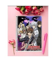 Vampire Knıght Anime Defter 1 Adet Özel Tasarım A4 Boyutu 21*29 Cm Telli Kareli Defter