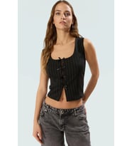 Kolsuz Bluz Yazlık Casual Fitted İnterlok Örme Kumaş Özenle Seçilmiş Kaliteli İşçilik (Siyah)