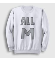 Presmono Unisex Beyaz All M Anime Boku No Hero Academia Sweatshirt 233982tt (Beyaz)