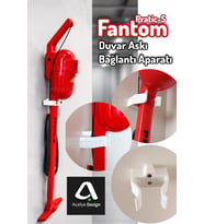 Fantom Süpürge Pratic-S Pratic-XL P1200 Dik Duvar Askı Montaj Aparatı