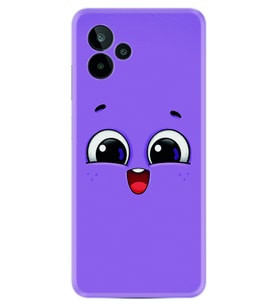 General Mobile GM 24 Pro Kılıf Silikon Desen Özel Seri Purple Sweety 1717