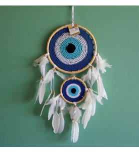 Rüya Kapanı Dream Catcher Model 18 (Çok Renkli)