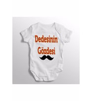 Dedesinin Gözdesi Yazılı Baskılı Bebek Zıbını