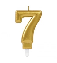 7 Rakam Mum Gold Renk