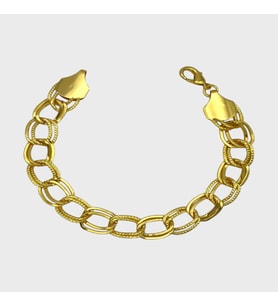Arnes Jewelry Çelik 22 Ayar Altın Kaplama Samanyolu Bileklik