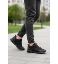 Elit ASPRT4138 Erkek Klasik Sneaker Siyah - Füme