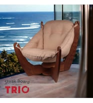 Trio Relax Koltuk Tekli Iroko (Krem)