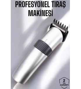 Mey İthalat® Erkeklere Özel Şarjlı Saç ve Sakal Kesme Tıraş Makinesi Seti