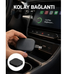 USB Girişli Tak Çalıştır Kablosuz Android Auto Cihazı Yeni Nesil