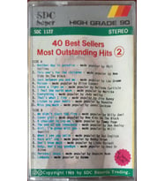 (Plak Değildir KASET tir) 40 Best Sellers Most Outstanding Hits 2 Kaset