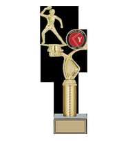 ODAK KUPA - Figürlü Kupalar - Masa Tenisi Kadın Figürlü Kupalar FG-015 B - 36 cm