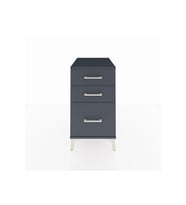 Kronos Komodin 3 Çekmeceli 44x59x80 Antrasit-Antrasit