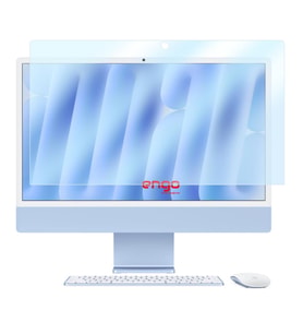 Apple iMac 24 inç Ekran Koruyucu 9H Nano Parlak Şeffaf
