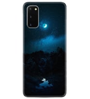 Samsung A02S A03S A10 A12 A13 A21S A22 Kılıf Desenli Silikon Gece 1633