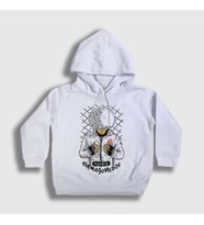 Presmono Unisex Çocuk Beyaz Pray Ufc Khabib Nurmagomedov Kapüşonlu Sweatshirt 312607tt