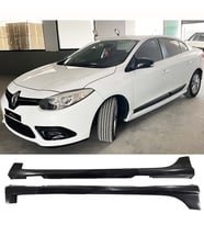 Renault Fluence Yan Marşpiyel Seti Mat Siyah Plastik 2 Adet 2009 2010 2011 2012 2013 2014 2015 2016