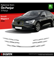 Renault Megane 4 Krom Ön Panjur 5 Prç. 2020 2021 2022 2023 2024 2025