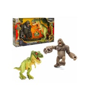 Lanard Primal Clash Gorilla T-Rex 2 Li Oyun Seti Sesli Işıklı Pilli 3+