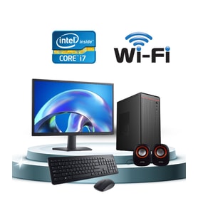 DAGMOR BN2015116 H61 ANAKART İNTEL İ7 2 16GB RAM 480GB SSD 21.5' MONİTÖR WİFİ KABLOSUZ SET